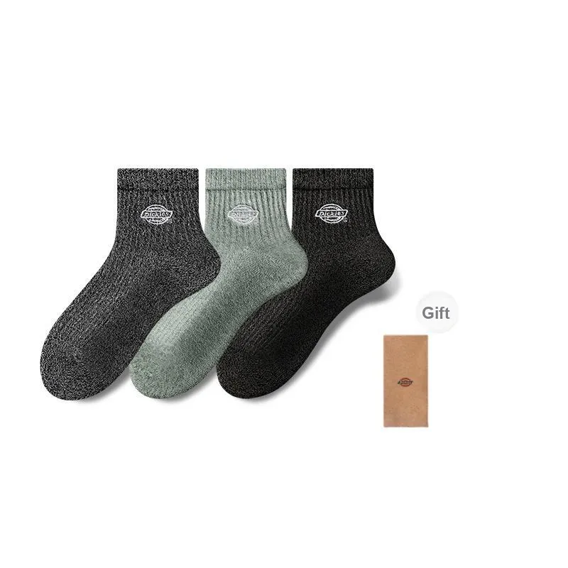 Dickies Everyday Minimalist Style Comfortable Moisture-Wicking Breathable Fall And Winter Ankle Socks Unisex-30