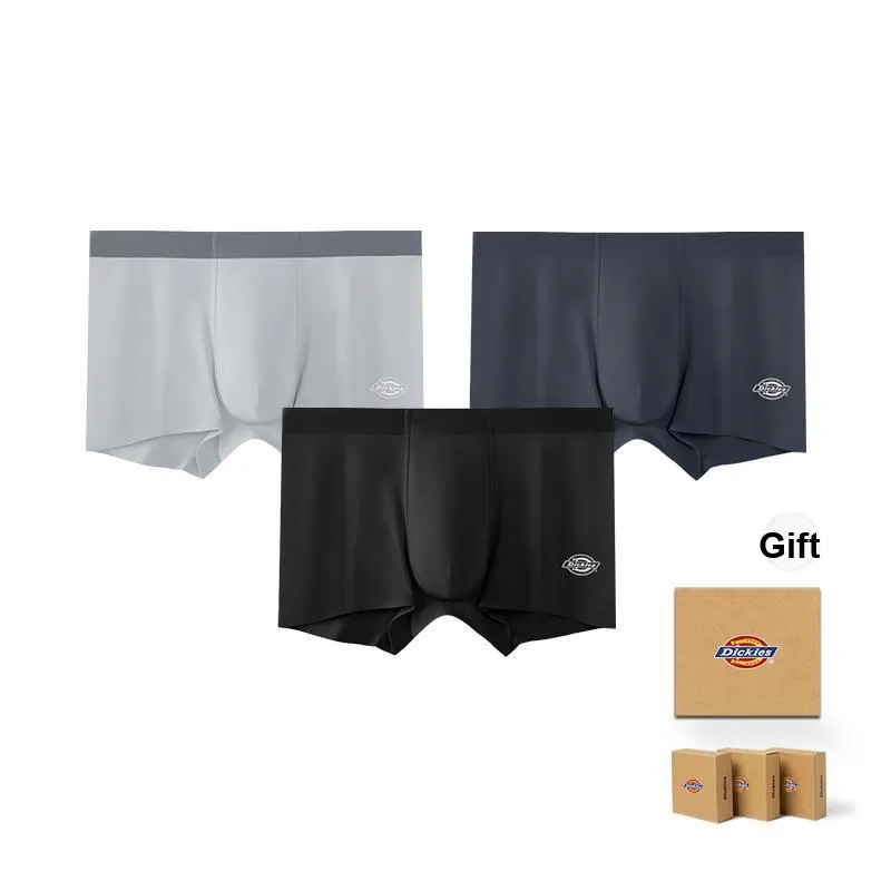 Dickies Underpants Men's Skin Friendly High Rebound Sports Boxer Shorts, Box Combo Set-16