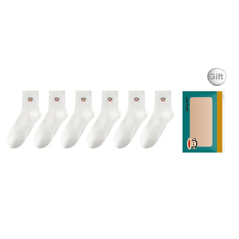 PAUL FRANK Mid Calf Socks Men's Box 6 Pack-49