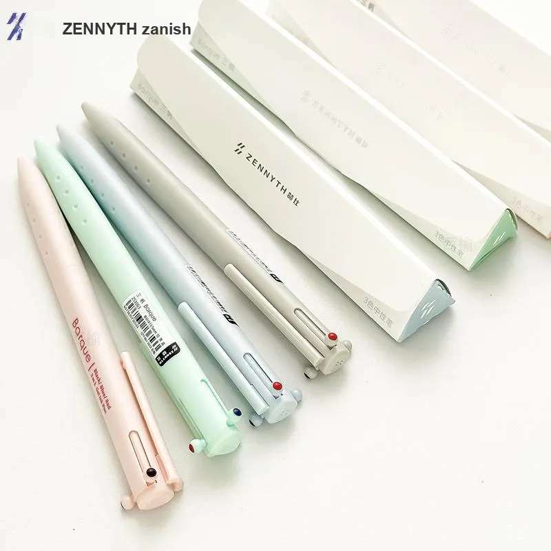 ZENNYTH Barque Three Sail Multicolor Push Button Ballpoint Pen-1