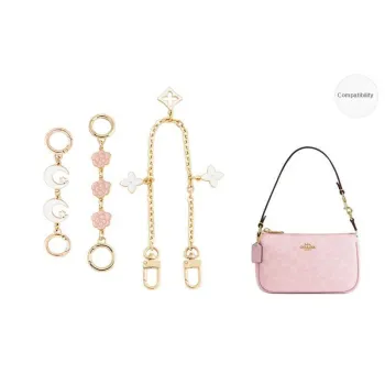 Ingenuity Handmade Metal Alloy Bag Strap Women's Gold Tone