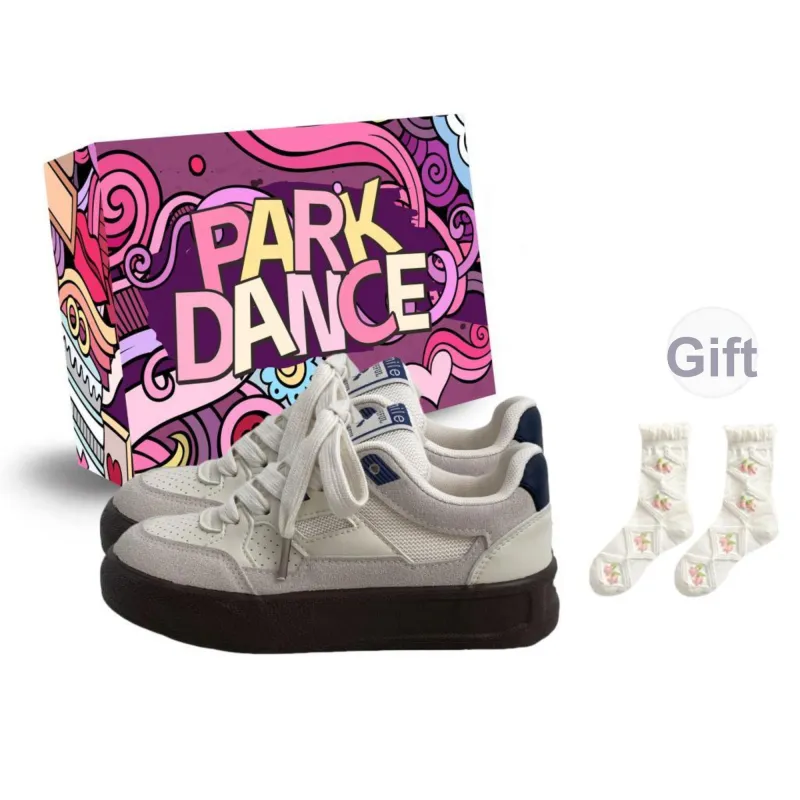 PARK DANCE Low Top Skateboard Shoes Women's-0