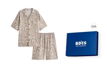 Peninsula City Pajama Set Men's Apricot Gift Box Set