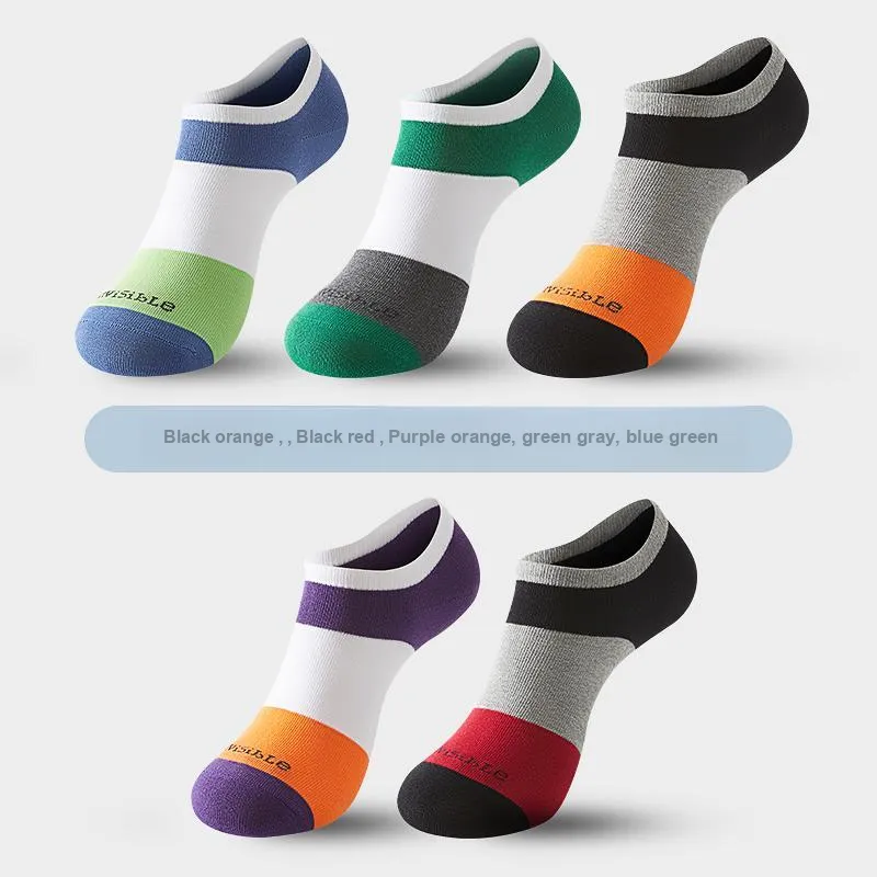INVISIBLE Ankle Socks Men's 5 Pack-4