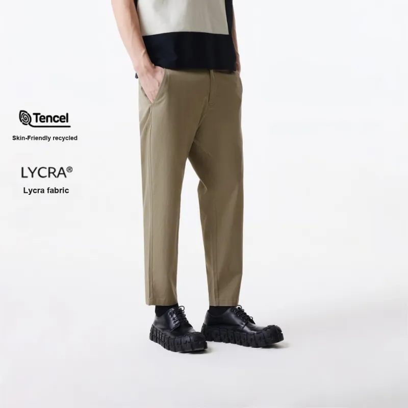 JACK&JONES Casual Pants Men E06 Light Olive Green-2