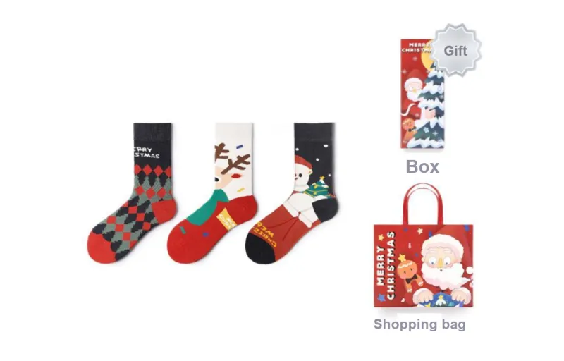 Primeet Mid Calf Socks Unisex Combo Set-5