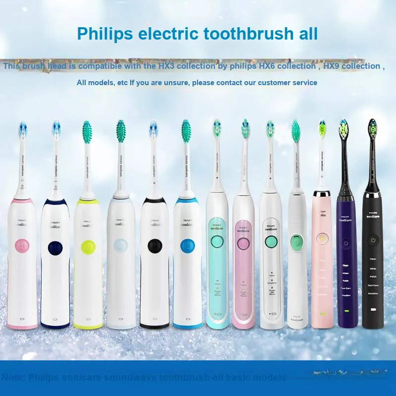 O.Sir Compatibility  Philips HX9352/9332/9362/9372 Electric Toothbrush Head Cleaning Universal Replacement Soft Tip-7