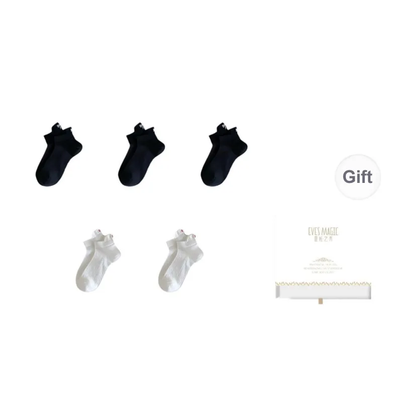 XIA.WA.ZHI.XIU Ankle Socks Women's Box 5 Pack-18