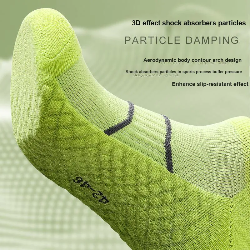 TLXT Running Socks Unisex Students Fitness Comfortable And Breathable, Abrasion Resistant Terry Sole, Couple Same Style-2