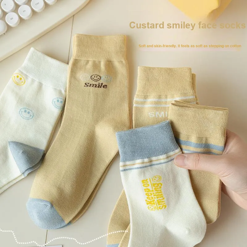 Lan Miao Mid Calf Socks Women's 7 Pack-3