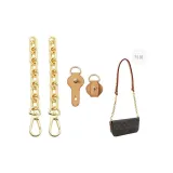 (Gold) Hexagonal Extender Chain 16cm*2+Abrasion-Resistant Buckle