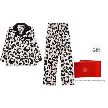 Shanghai Story Pajama Set Women's Leopard Print