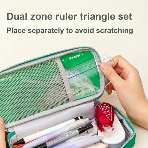 NATAMI Course Schedule Visible Window Pencil Case/pencil Box