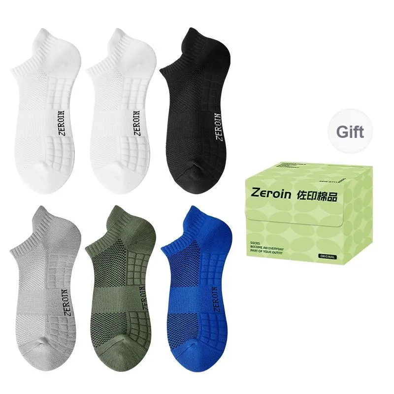 ZEROIN Ankle Socks Unisex Box 6 Pack-99