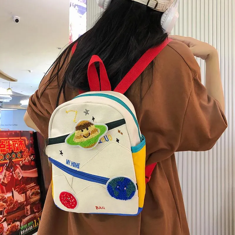 Travel Nylon Backpack Regular Unisex White-6