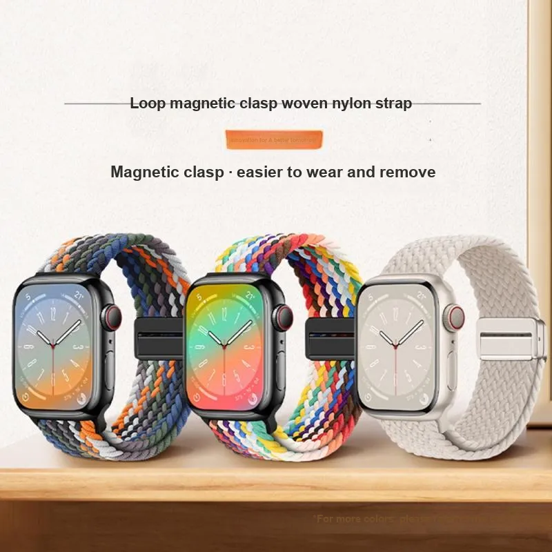 CHRROTA Apple Compatibility Watch Band Fabric Material-1
