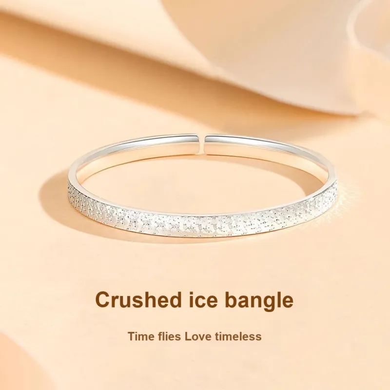 Fortune Gold 999 Fine Silver Bangles Unisex-3