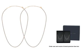 Daniel Wellington Alloy Starlight Tennis Necklace Unisex