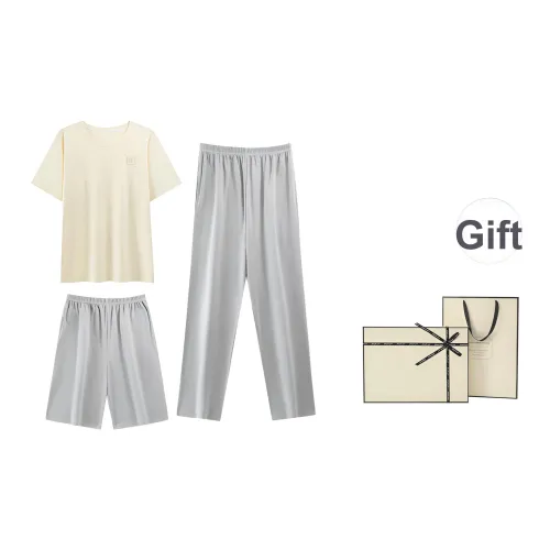 Maultiay Пижамный комплект Подарочная коробка Весенний и Осенний Мужской