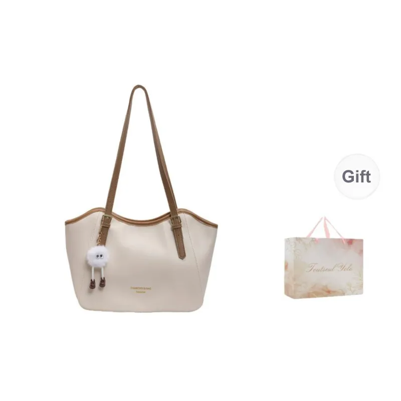 TOUTSEUL YOLO PU Shoulder Bag Women's Beige/Black/Coffee/Brown-1