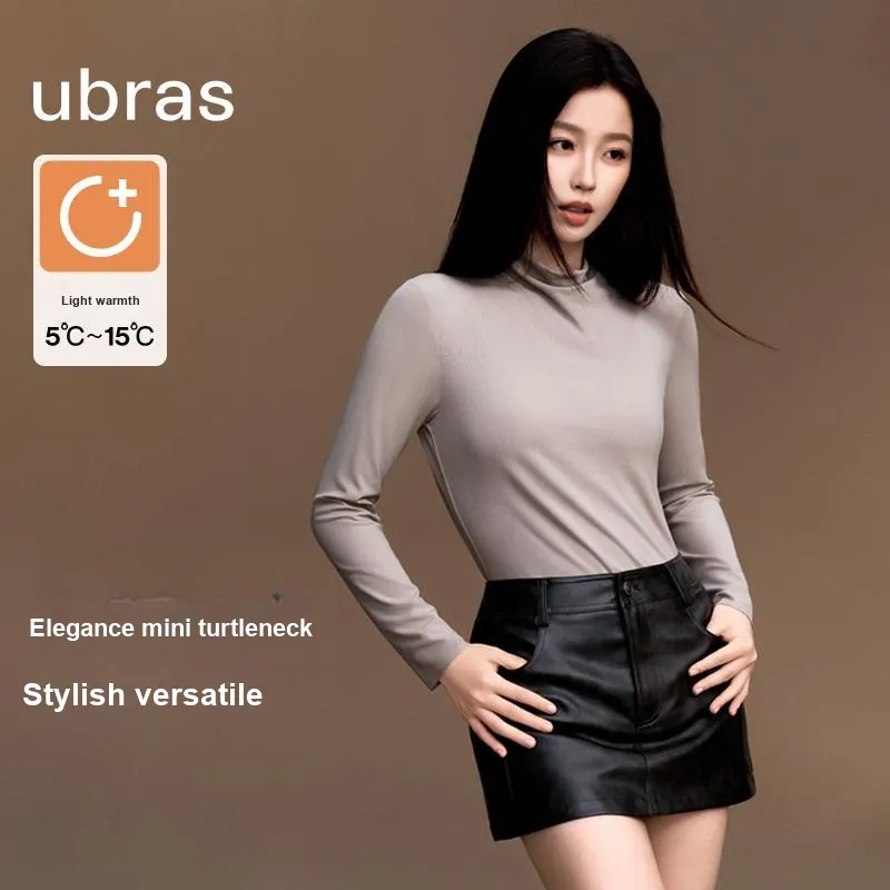 Ubras Muscle bottomed Clothing Series Thermal Top Women's-10