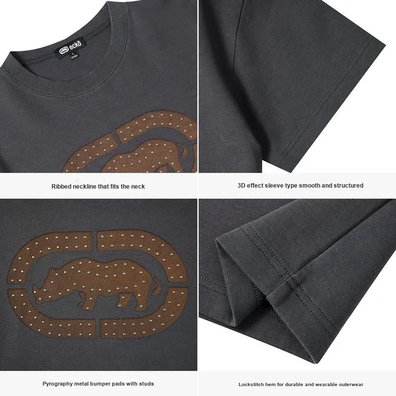 Ecko T Shirts Men Gray-4