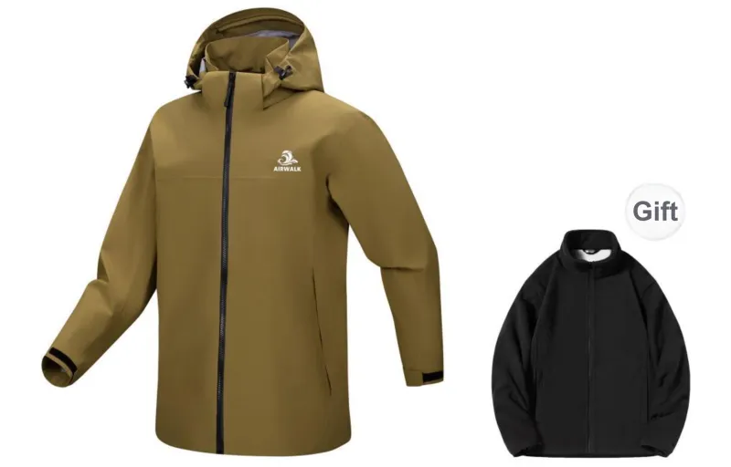 Airwalk Hiking Waterproof And Windproof Windbreaker Jacket Unisex-6