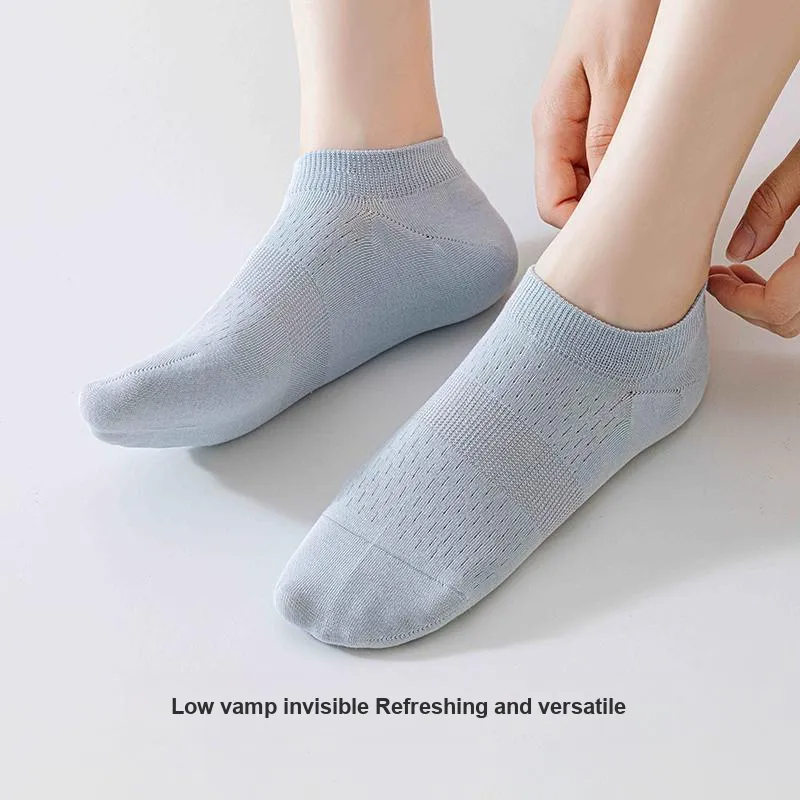 QINXIANGJIAN No Show Socks Women's 5 Pack-4