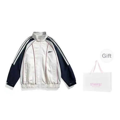 STARFEI Jackets Unisex White