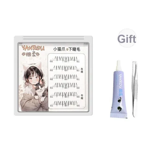 YANROU Little Кошачья лапа Накладные ресницы Один кластер