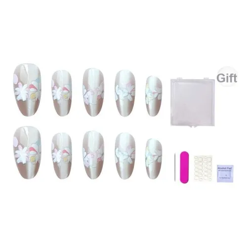 ORANOT Гора Цветок Романтический Освежающий Ins Съемный Nail Art Кошачий глаз Прохладный И Элегантный False Nail