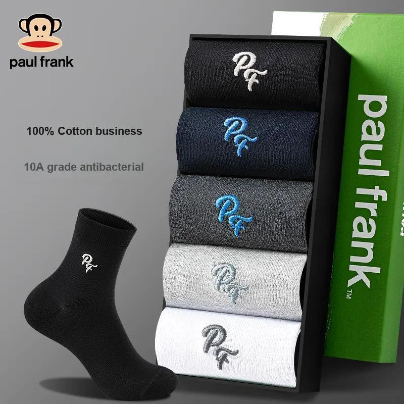 PAUL FRANK Mid Calf Socks Men's Box 5 Pack-30