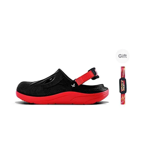 Mariposa.D x ENBO Clogs Men's Black Red