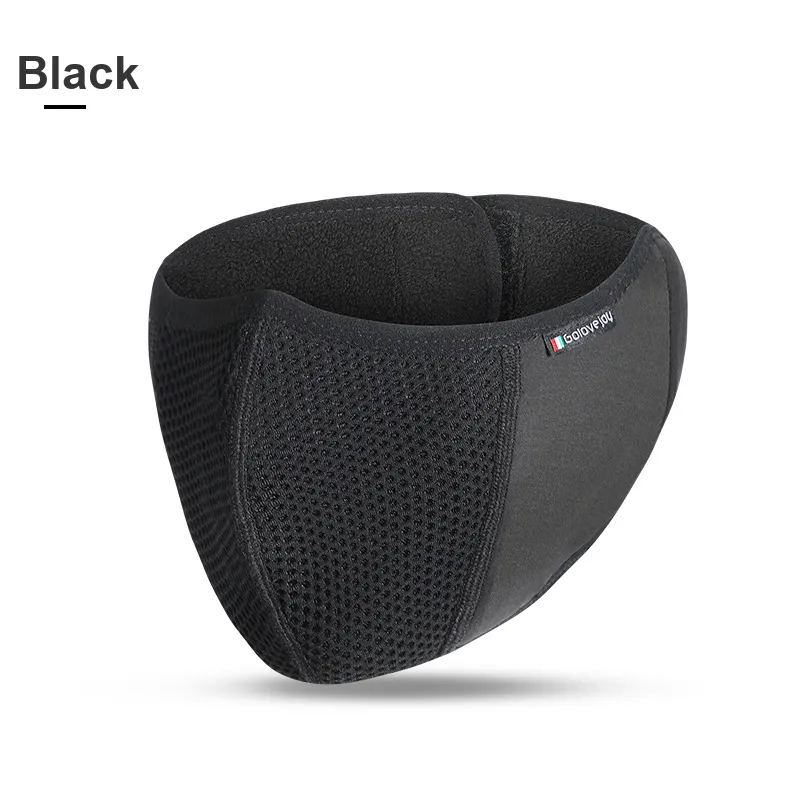 GXT Riding Equipment Cycling Face Mask Outdoor Unisex Oulai Fleece Black-2