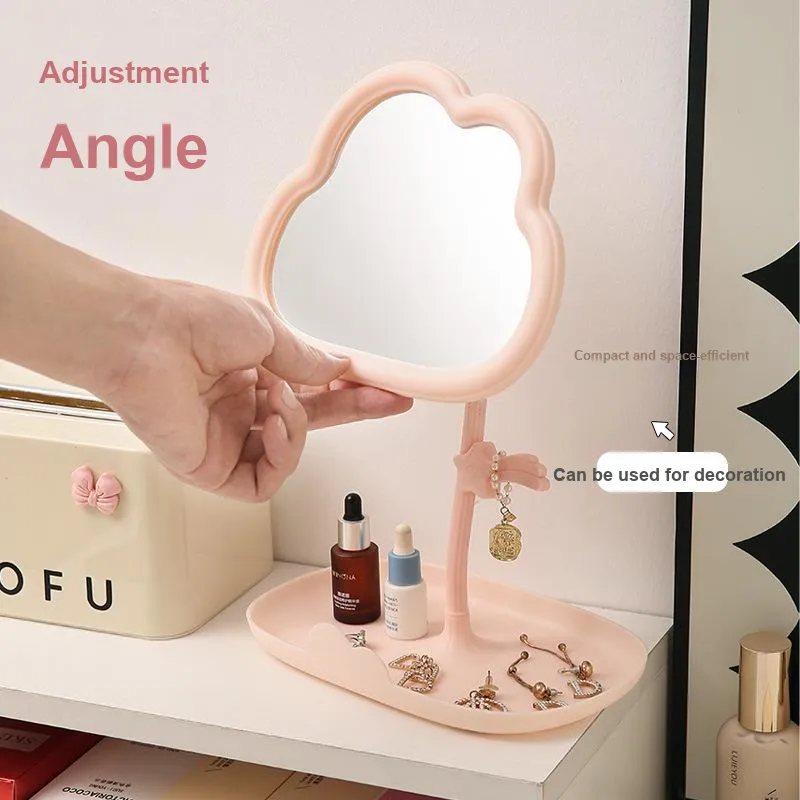 JOYTOUR Shooting Stars Cloud Adjustable Single Sided Mirror Makeup Tools-2