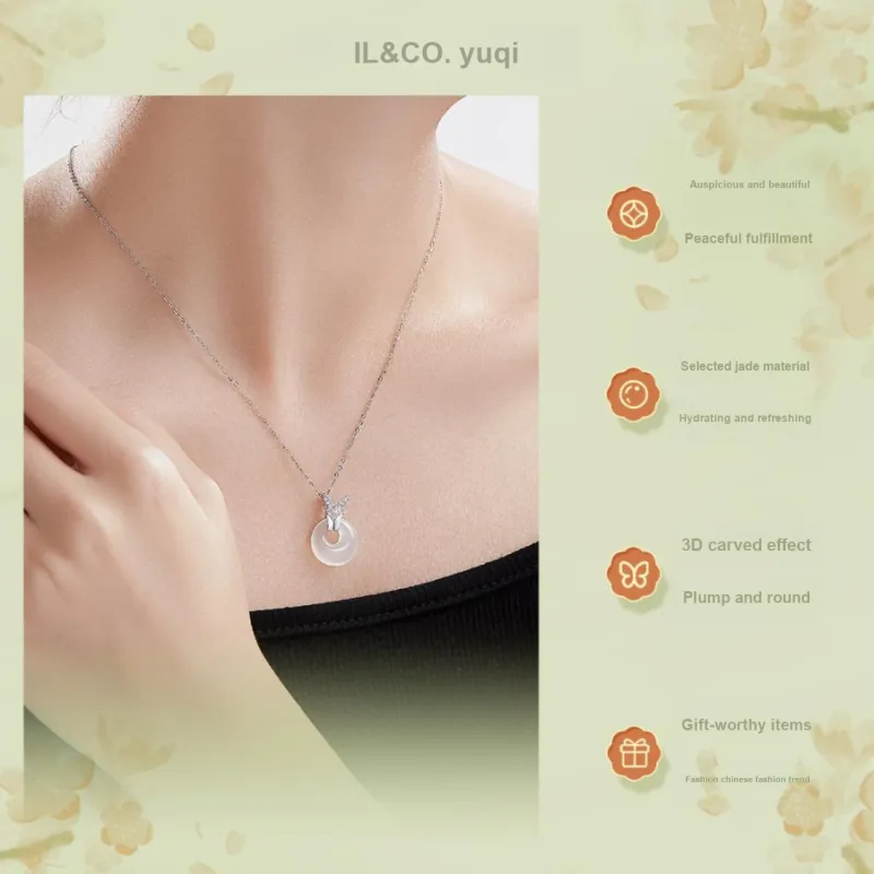 IL&CO. Chalcedony Necklaces Women's-6