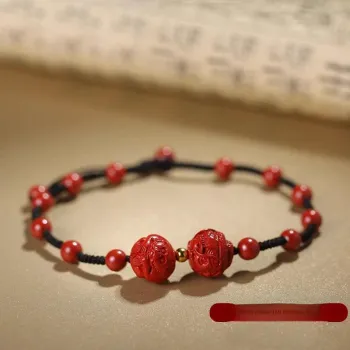 Sima Is Ethereal Reconstructed Cinnabar Anklets Unisex