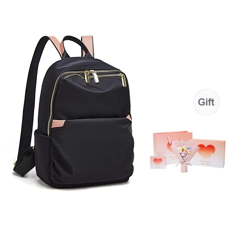 Marino Orlandi Textile, Synthetic Leather Backpack Regular Women's Coffee/Apricot-13
