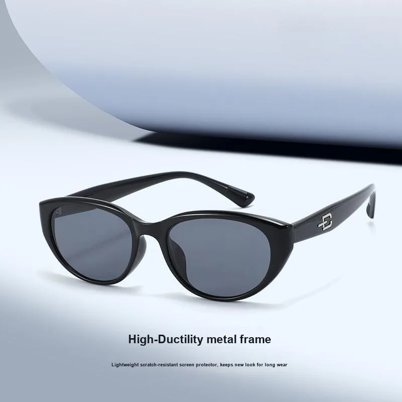 JEKA TR/Memory Plastic Cat Eye Sunglasses Unisex-1