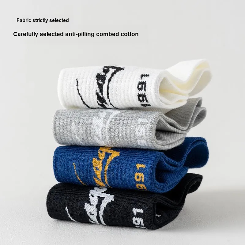 Caramella No-Show Socks Men's 4 Pack-4