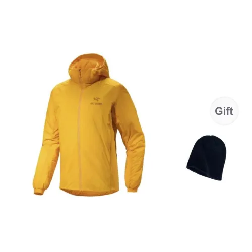 Arcteryx Atom Series Hoody Puffer Jacket Women's Ezi Orange With Hats & Caps Gift