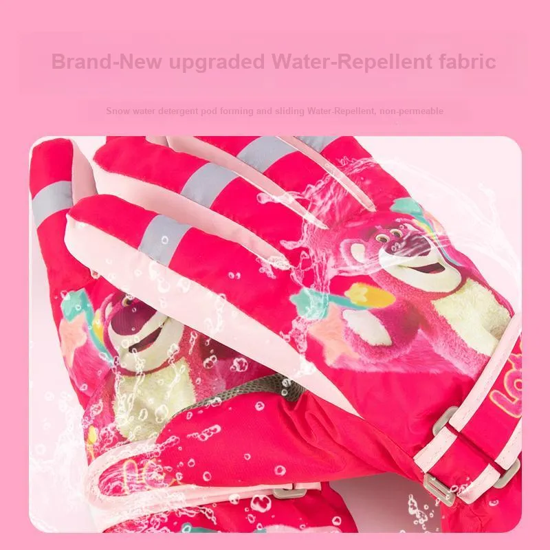 MESUCA Skiing Water-Repellent Insulated For Cold Weather Winter Snowplay Gloves Kids'-4