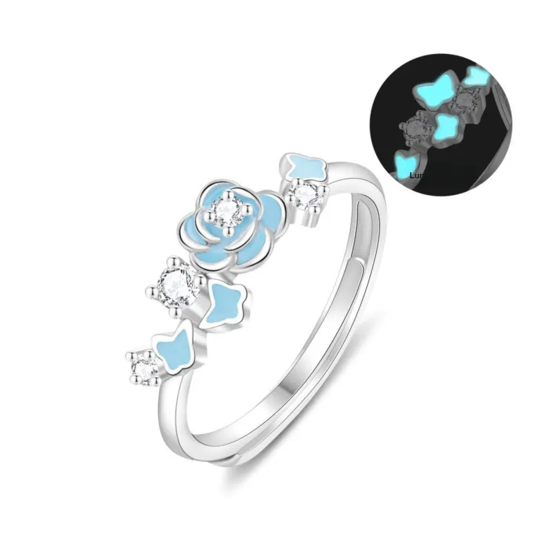 Lao Feng Xiang S925 Silver Rings Unisex-1