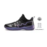 Black Purple Sports Socks