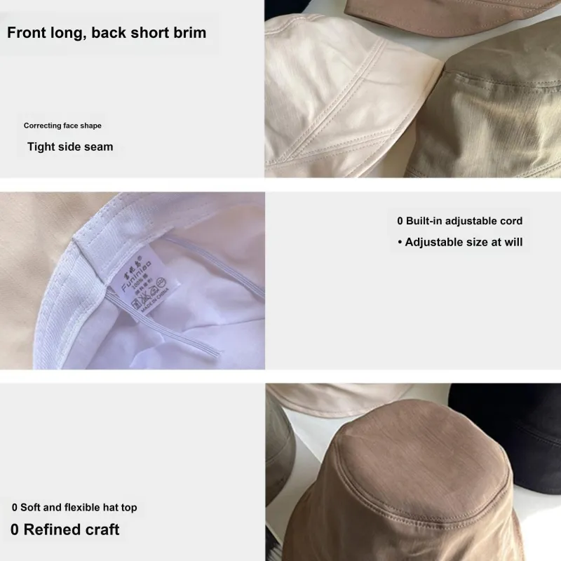 PLAN IN Polyester Bucket Hats Unisex-8