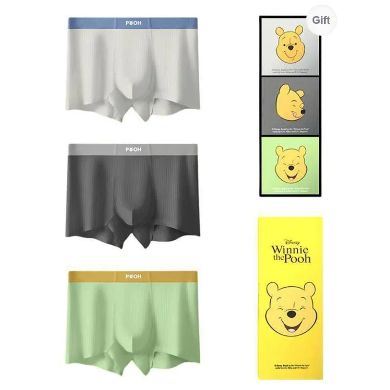 Disney Winnie The Pooh Series Underpants Men's 3 Pack-9