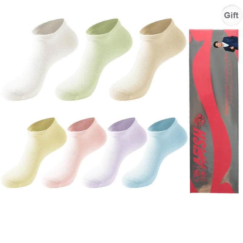 AFISH Mid Calf Socks Women's 7 Pack Box-5
