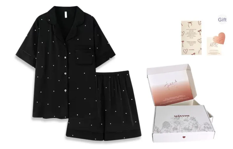 WANANNI Pajama Set Women's Romantic Galaxy-0