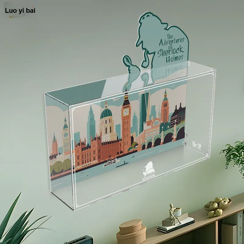 LIGHT YOUR BRICKS Sherlock Holmes Building Blocks Storage ICONS Collection Display Case Model Accessories-4
