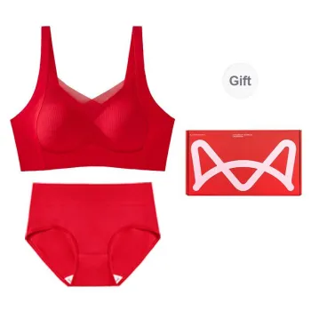 MIIOW Underwear Set Women's Gift Box Set Red